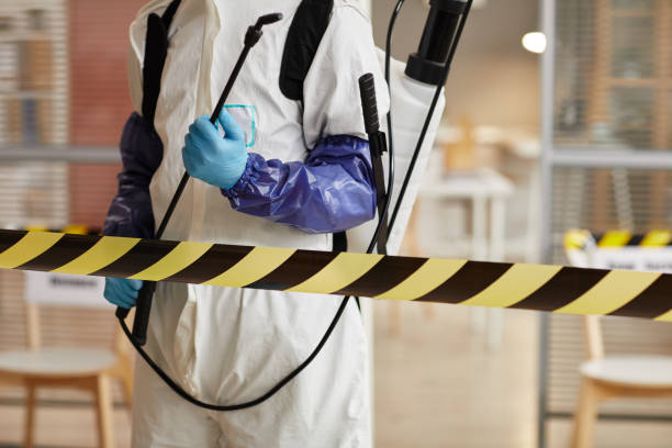 Professional Blood Cleanup technician working in Harrah, WA